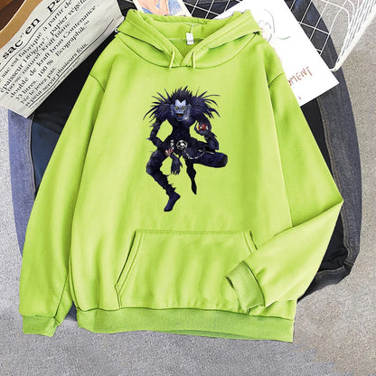 Death Note Hoodie Harajuku Graphic Manga | Hoodie | Death Note