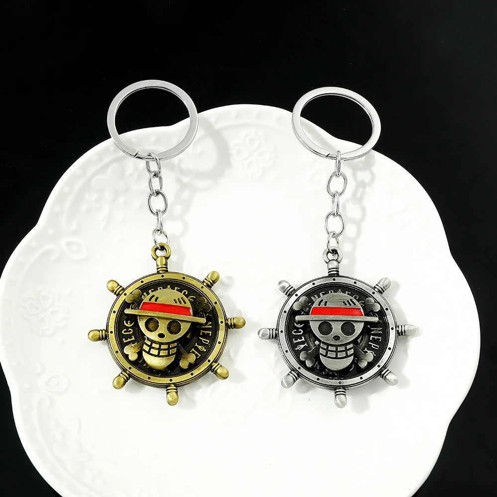 One Piece Luffy Cap Skull Key Rings | Keychain | One Piece