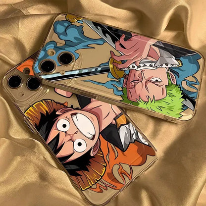 ONE PIECE Monkey D. Luffy Roronoa Zoro Plating Phone Case | Phone Case | One Piece