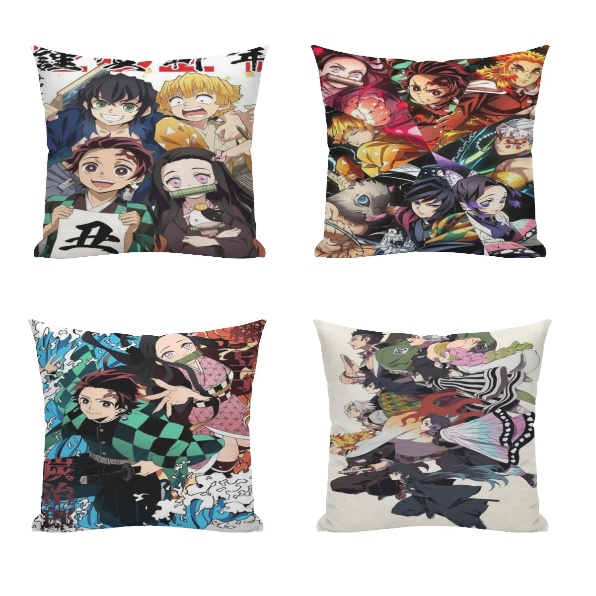 Graphic Cushion Cover 45x45cm | Pillowcase | Demon Slayer