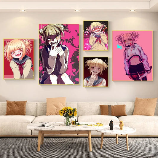 Toga Himiko Art Poster | Self-adhesive | My Hero Academia