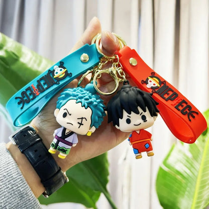 One Piece Keychain Luffy Nami Sanji Zoro Peripheral | Keychain | One Piece