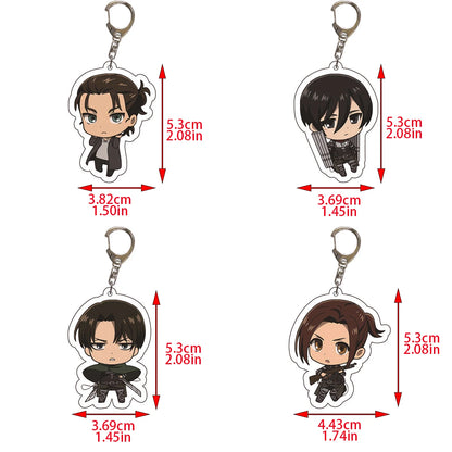 Keychain Attack on Titan Cute | Keychain | Attack on Titan