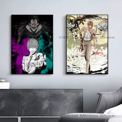 Classic Death Note Poster Self-adhesive Art | Home Decor | Death Note