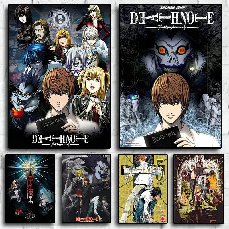 Kawaii Poster | Canvas Painting | Death Note