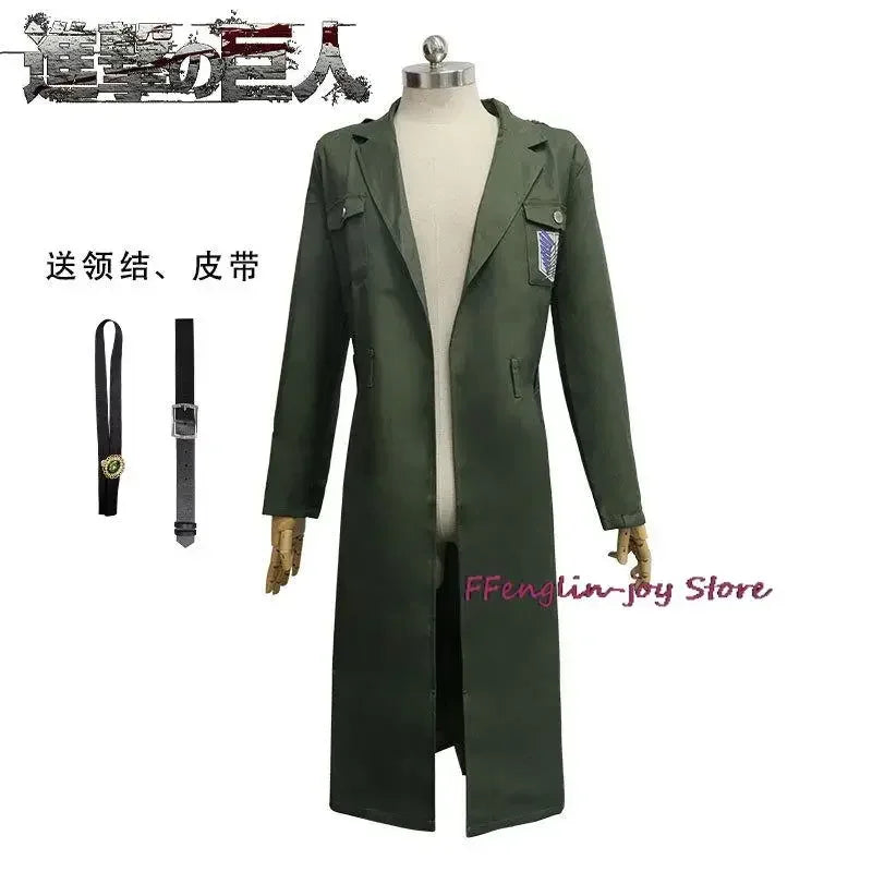 Levi Cosplay Costume Scouting Legion Soldier Coat | Cosplay Costume | Attack on Titan