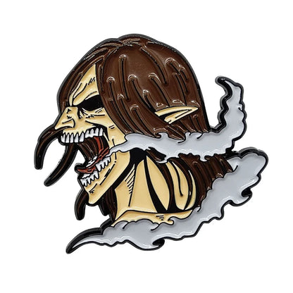 Eren Yeager Shingeki No Kyojin Enamel Pin | Lapel Brooch | Attack on Titan