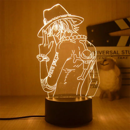 One Piece Luffy 3D Lamp LED Night Lights | Night Light | One Piece