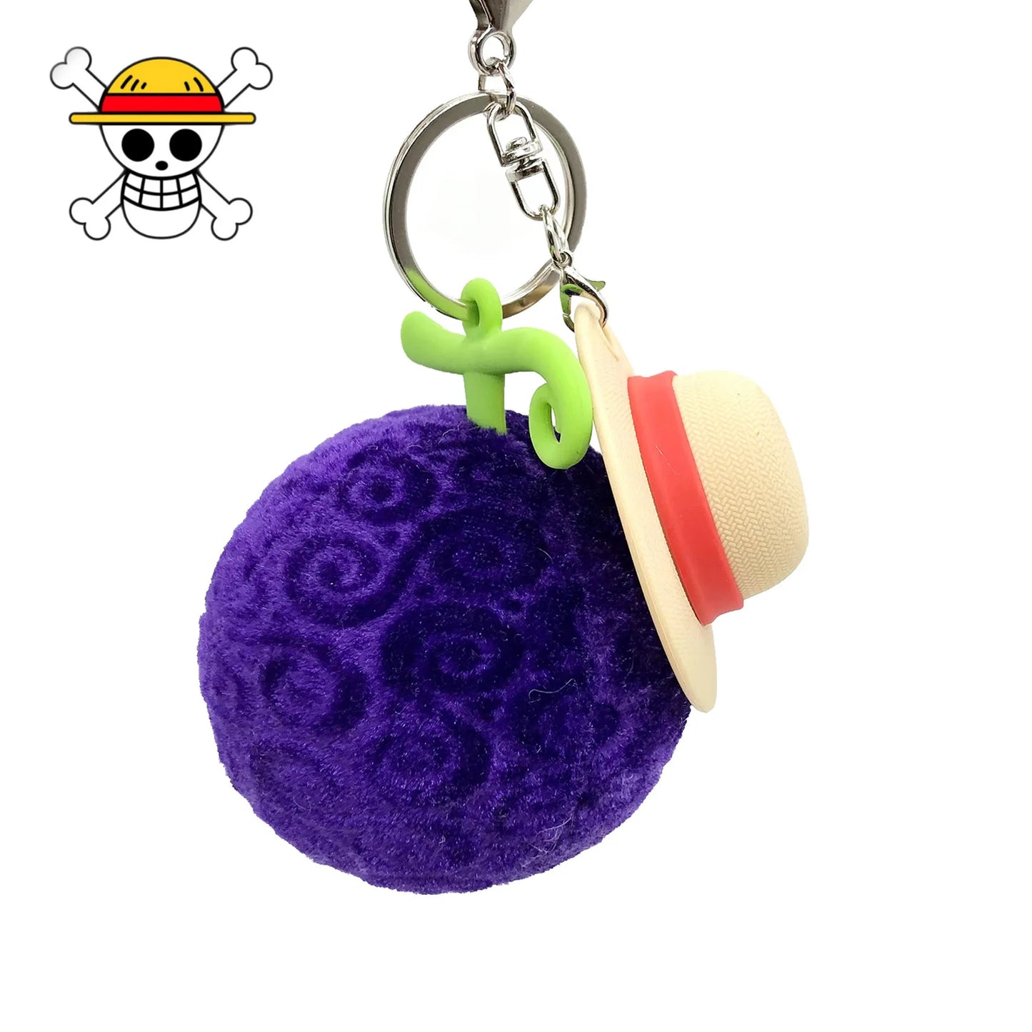 One Piece Devil Fruit Keychains Pendant Luffy Rubber Fruit | Keychain | One Piece