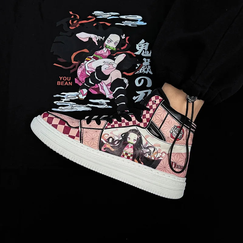 Tanjirou Sneakers | High Top Shoes | Demon Slayer