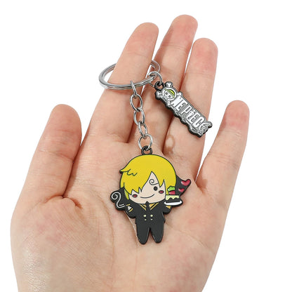 One Piece Keychain Luffy Straw Hat Sanji Nami Chopper | Keychain | One Piece