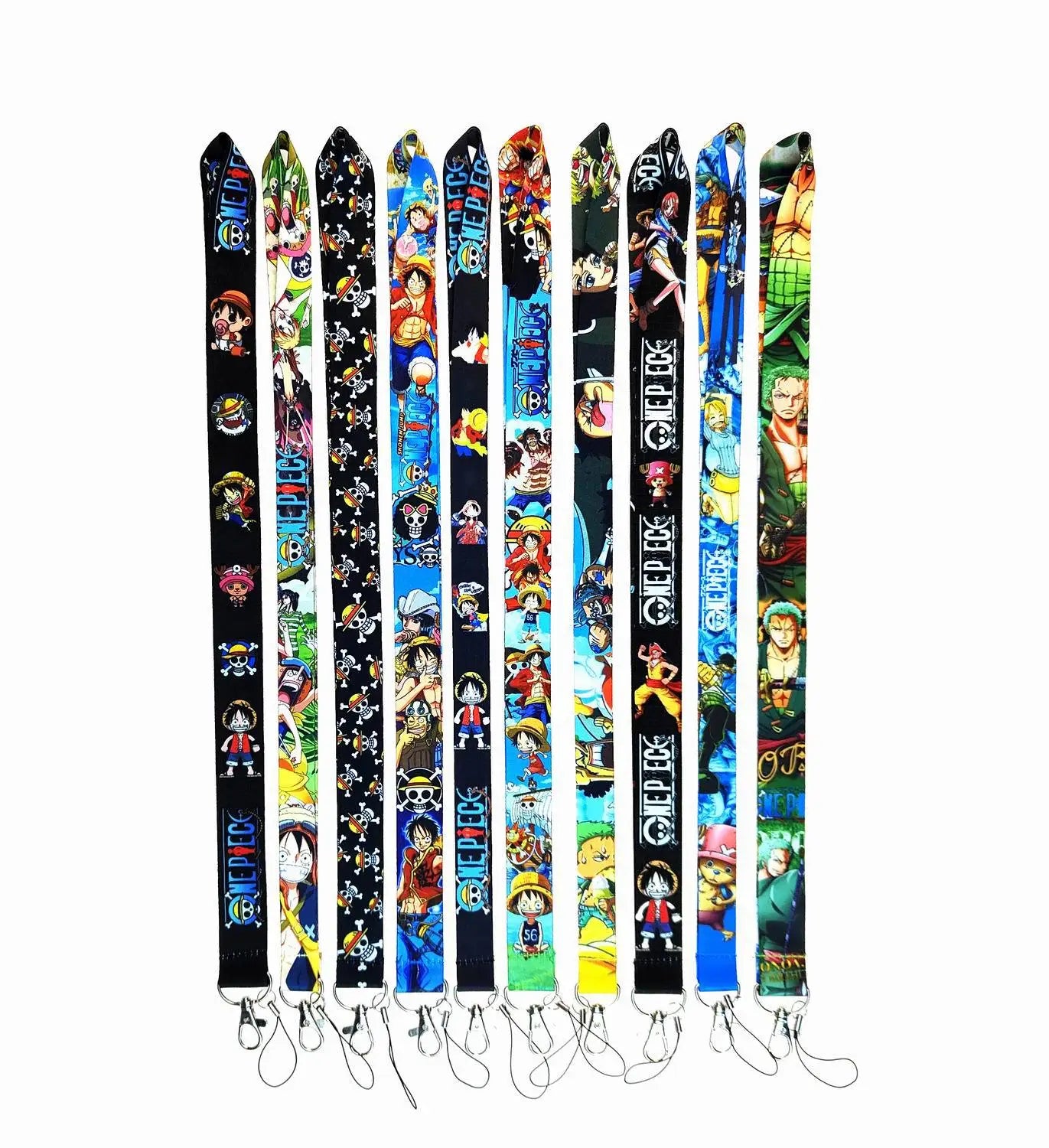 MINISO One Piece Key Lanyard ID Badge Holders Animal Neck Straps D037 | Keychain | One Piece