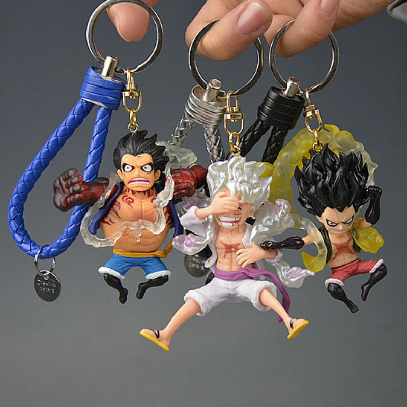 One Piece Figure Luffy 5th Gear Nica Mode Keychain | Keychain | One Piece