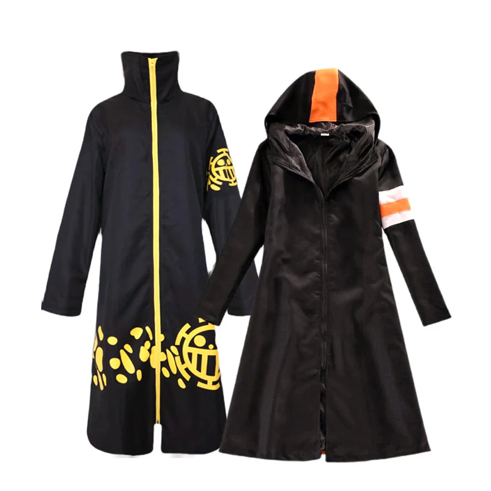 Trafalgar D. Water Law Long Windbreaker Cosplay Costume | Halloween Costume | One Piece