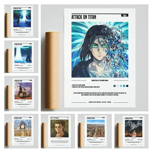 Movie Poster Attack On Titan The Final Season Manga | Wall Art | Attack on Titan