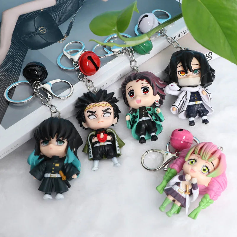 Giyuu Tanjirou Nezuko Cosplay Keychain Pendant Key Rings | Accessories | Demon Slayer