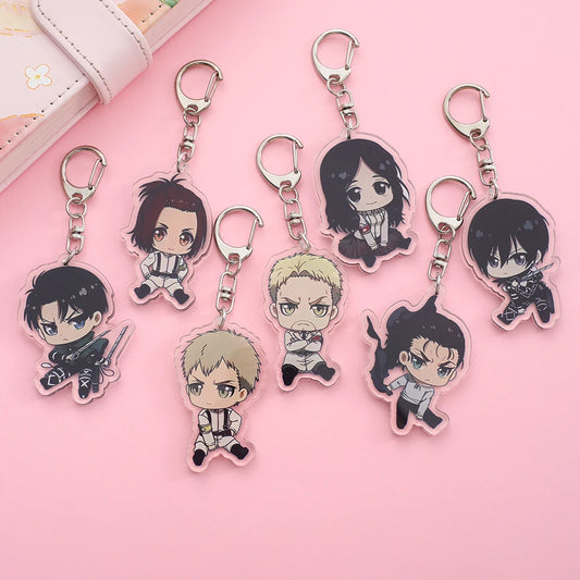 Lilo and Stitch Keychain Holder | Keychain | Attack on Titan