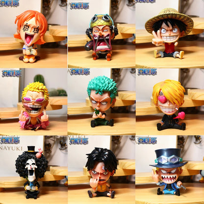 One Piece Character Figure Set (Various Styles) | Car Decoration Figures | One Piece