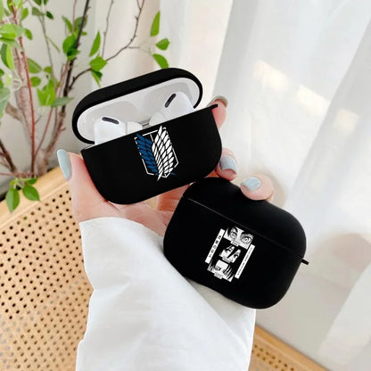 Earphone Cover For Apple Airpods 1 2 Case | Soft Silicon Cases | Attack on Titan