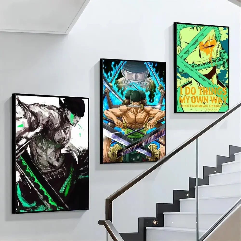 Roronoa Zoro Poster Stickers | Poster | One Piece