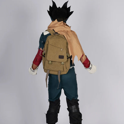 Midoriya Izuku Cosplay Costume Knapsack Carnival Uniform Wig | Halloween Cosplay Costumes | My Hero Academia