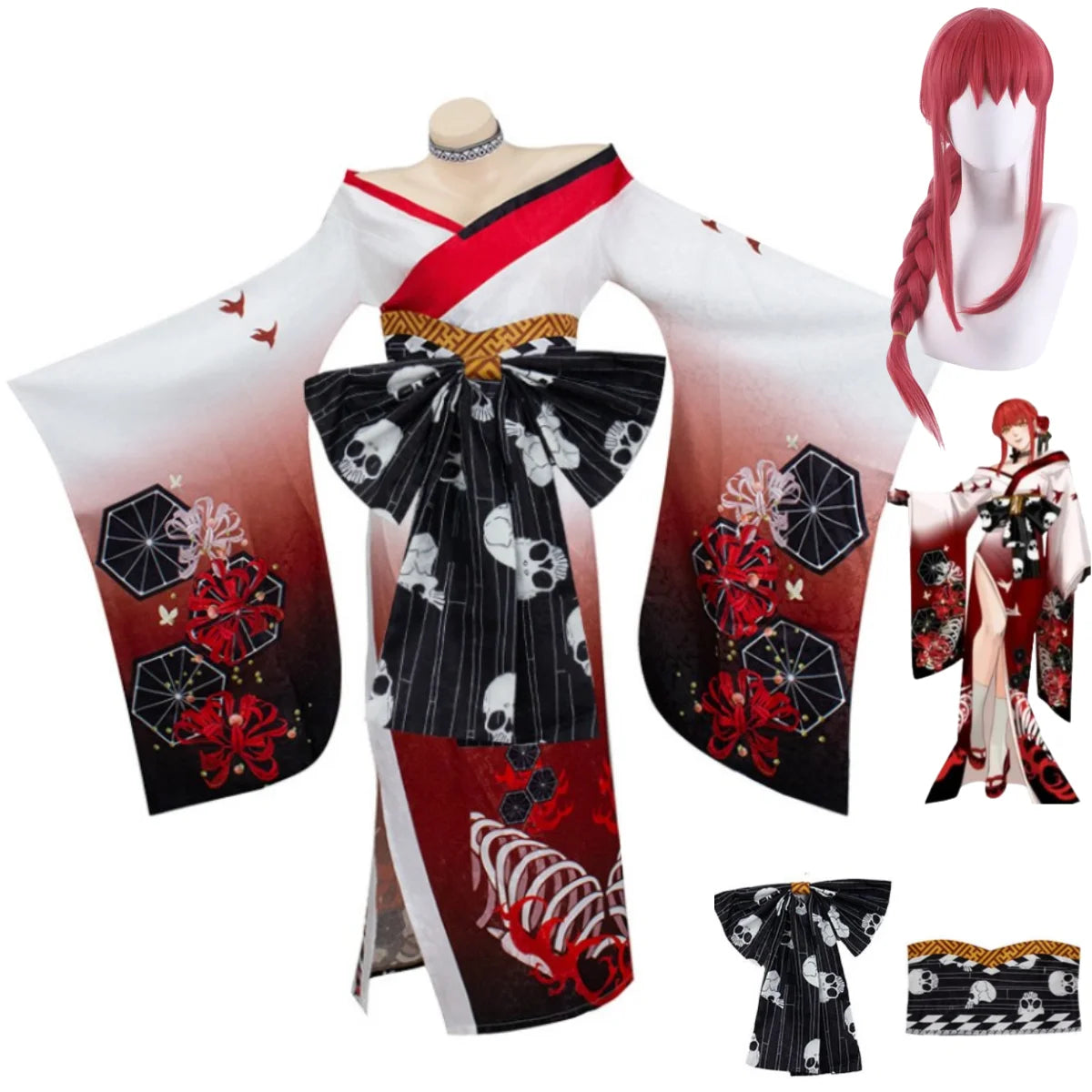 Makima Cosplay Costume Kimono | Cosplay | Chainsaw Man