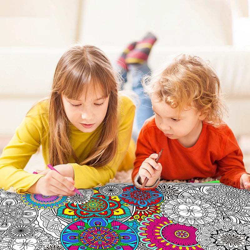 Jumbo Mandala Coloring Poster Color Banner | Poster | One Piece