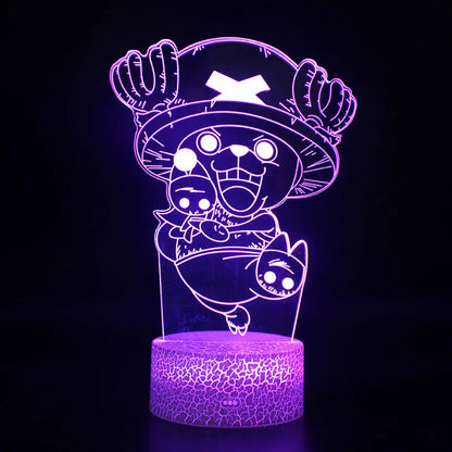 One Piece Monkey D Luffy 3D Lamp | Night Light | One Piece