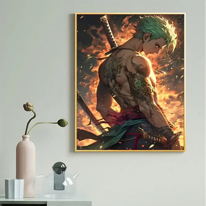 Roronoa Zoro Poster Wall Sticker | Poster | One Piece