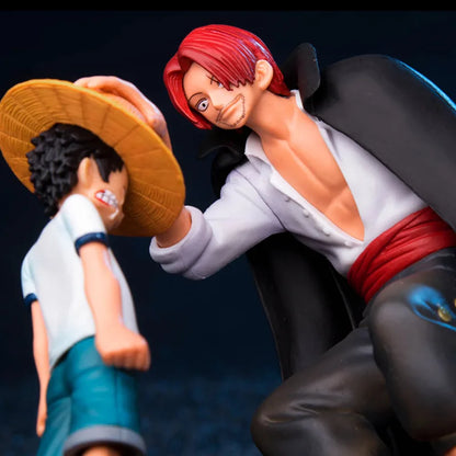 17Cm Figure One Piece Luffy Four Emperors Shanks | Action Figure | One Piece