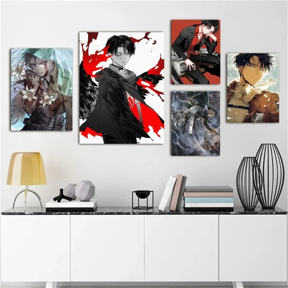 Levi Attack On Titan Poster Stickers Art Wall Murals | Stickers | Attack on Titan