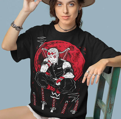 Tengen Uzui T-shirt | Hashira Horror Shirt | Demon Slayer Kimetsu No Yaiba