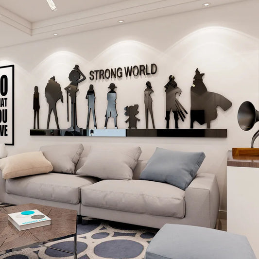 One Piece 3D Wall Sticker | Wall Sticker | One Piece