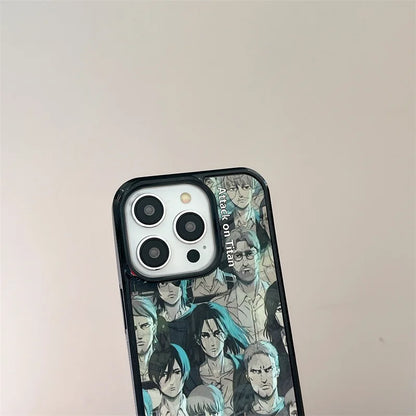 Luxury Attack On Titan Wireless Charge Magsafe Silicone Case | Phone Case | Attack on Titan