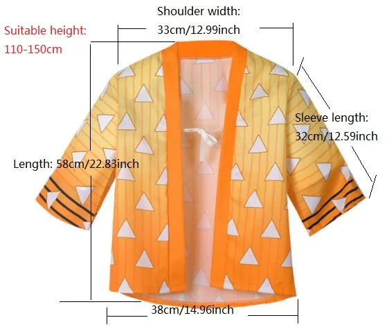 Zenitsu Shinobu Coat | Summer Clothes | Demon Slayer