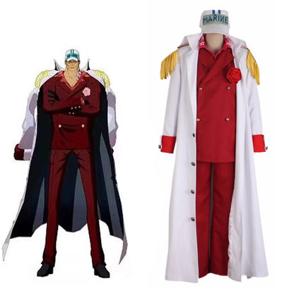 Admiral Akainu Jacket Set | Cosplay Costume | One Piece