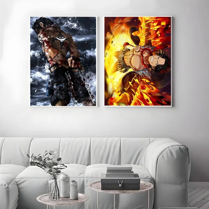 O-one Piece ACE Poster Self-adhesive Art | Poster | One Piece