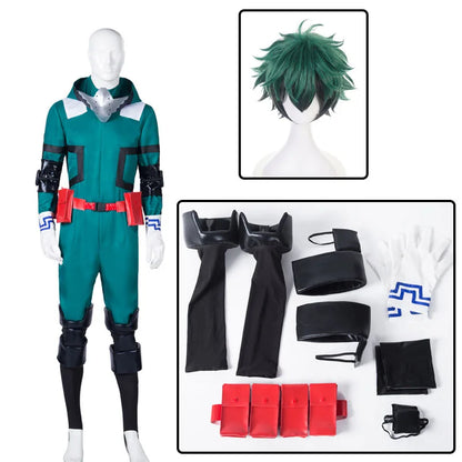 Izuku Midoriya Cosplay Costume Deku Batting Suit Green Uniforms | Cosplay Costumes | My Hero Academia