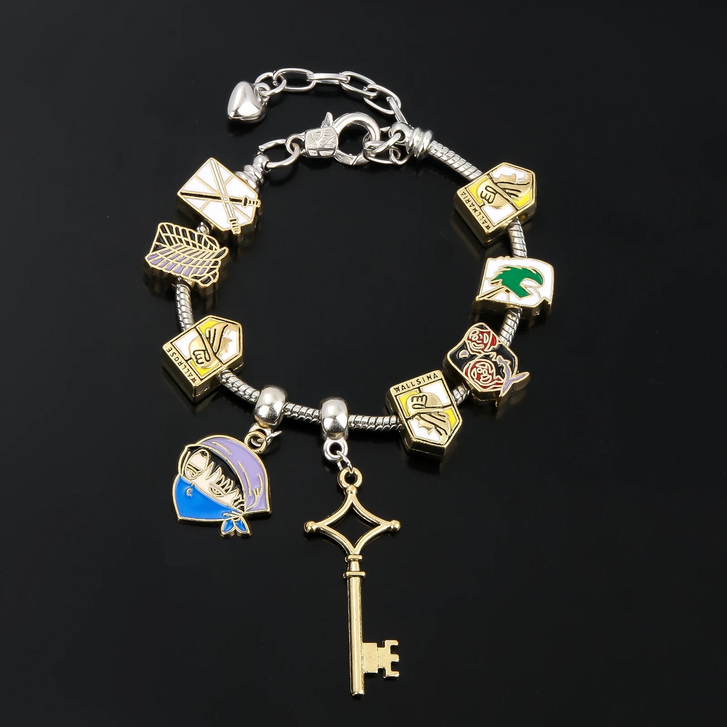 Charm Bracelet Wings of Liberty | Bracelet | Attack on Titan