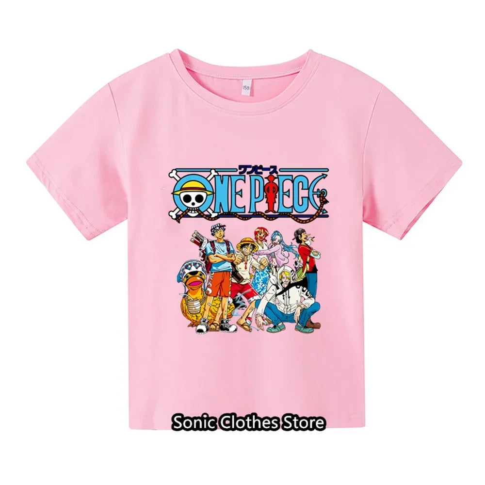 One Piece T-shirt Boys Clothes | T-shirt | One Piece