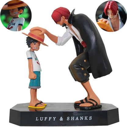 17Cm Figure One Piece Luffy Four Emperors Shanks | Action Figure | One Piece