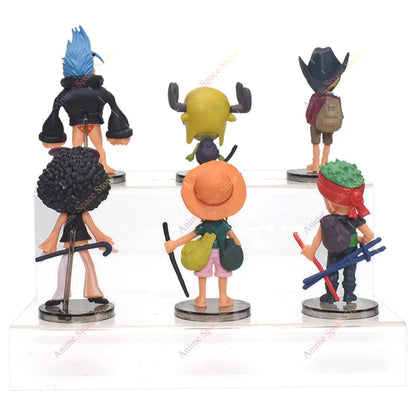 Luffy Chopper Sanji Zoro Brook Q Ver. Figure Set | Action Figure Set | One Piece