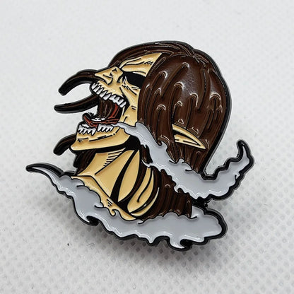 Eren Yeager Shingeki No Kyojin Enamel Pin | Lapel Brooch | Attack on Titan