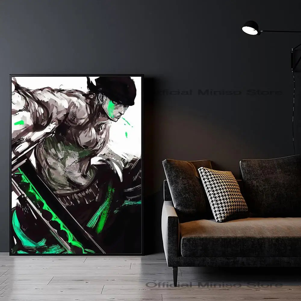 1pc One Piece Roronoa Zoro Poster Paper Print | Poster | One Piece