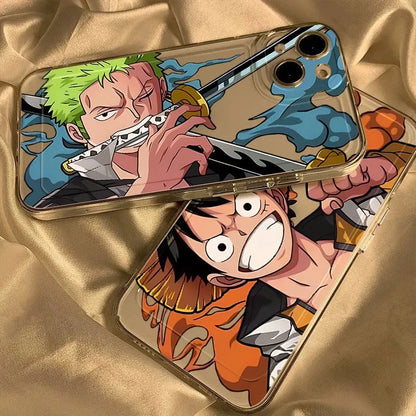 ONE PIECE Monkey D. Luffy Roronoa Zoro Plating Phone Case | Phone Case | One Piece