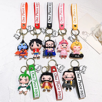 ONE PIECE Keychain Monkey D. Luffy Roronoa Zoro Silicone Pendant | Keychain | One Piece