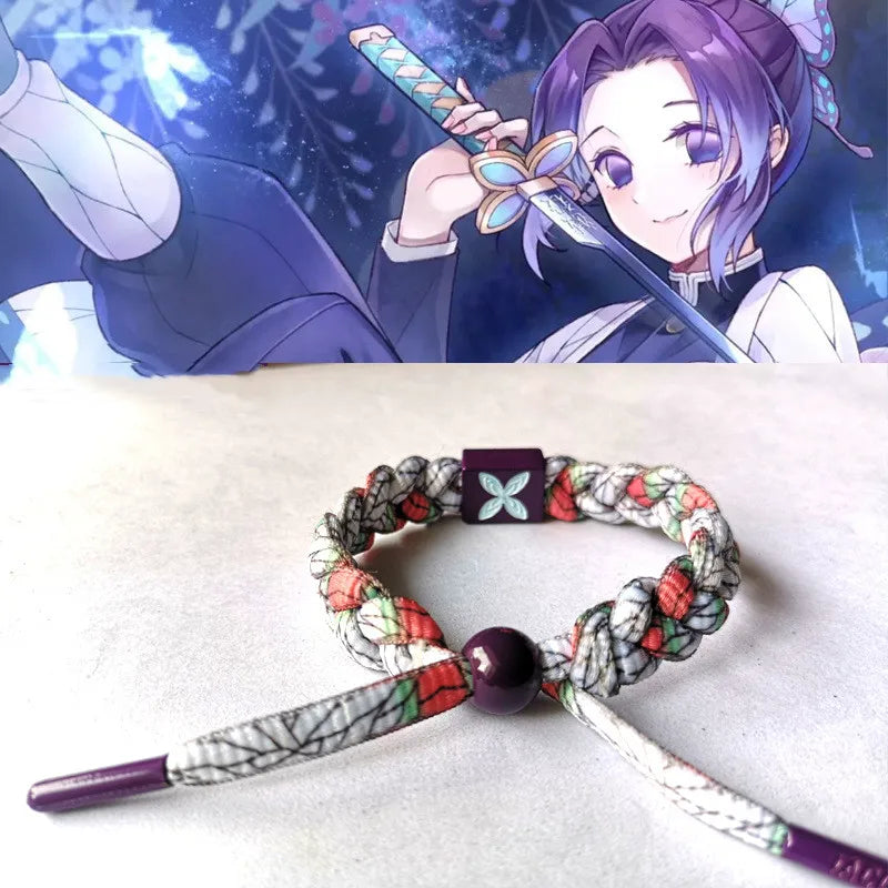 Tanjirou Nezuko Bracelet | Hand-Knitted Bracelet | Demon Slayer