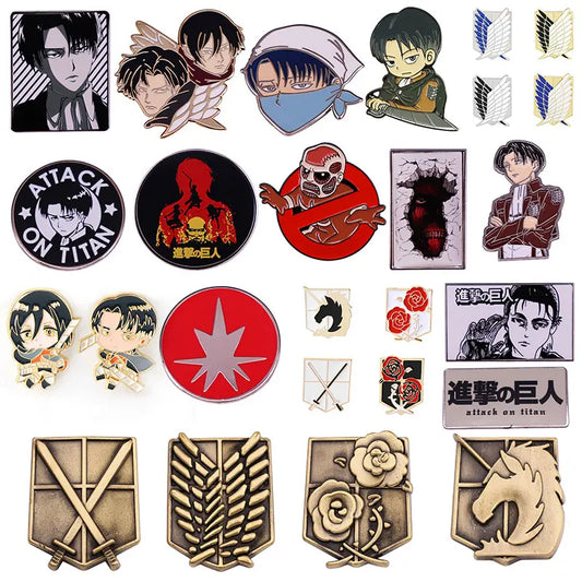 Attack ON Titan Enamel Pin Jiyuu No Tsubasa | Brooch | Attack on Titan