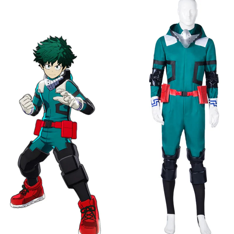 Izuku Midoriya Cosplay Costume Deku Batting Suit Green Uniforms | Cosplay Costumes | My Hero Academia