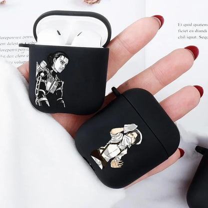 Earphone Cover For Apple Airpods 1 2 Case | Soft Silicon Cases | Attack on Titan